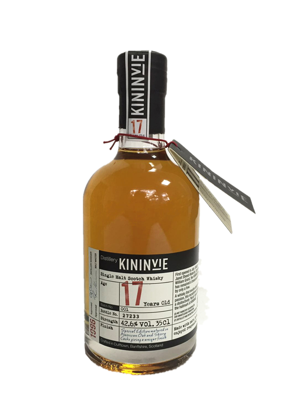 kininvie    years old single malt whisky奇富17年单一纯麦威士忌