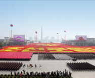 朝鲜建党65周年广场LED显示屏项目