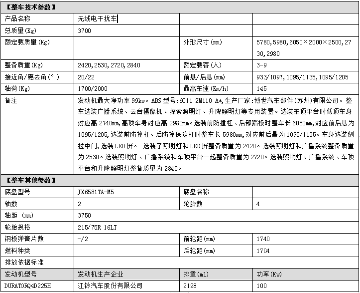 无线电干扰车 无线电干扰车