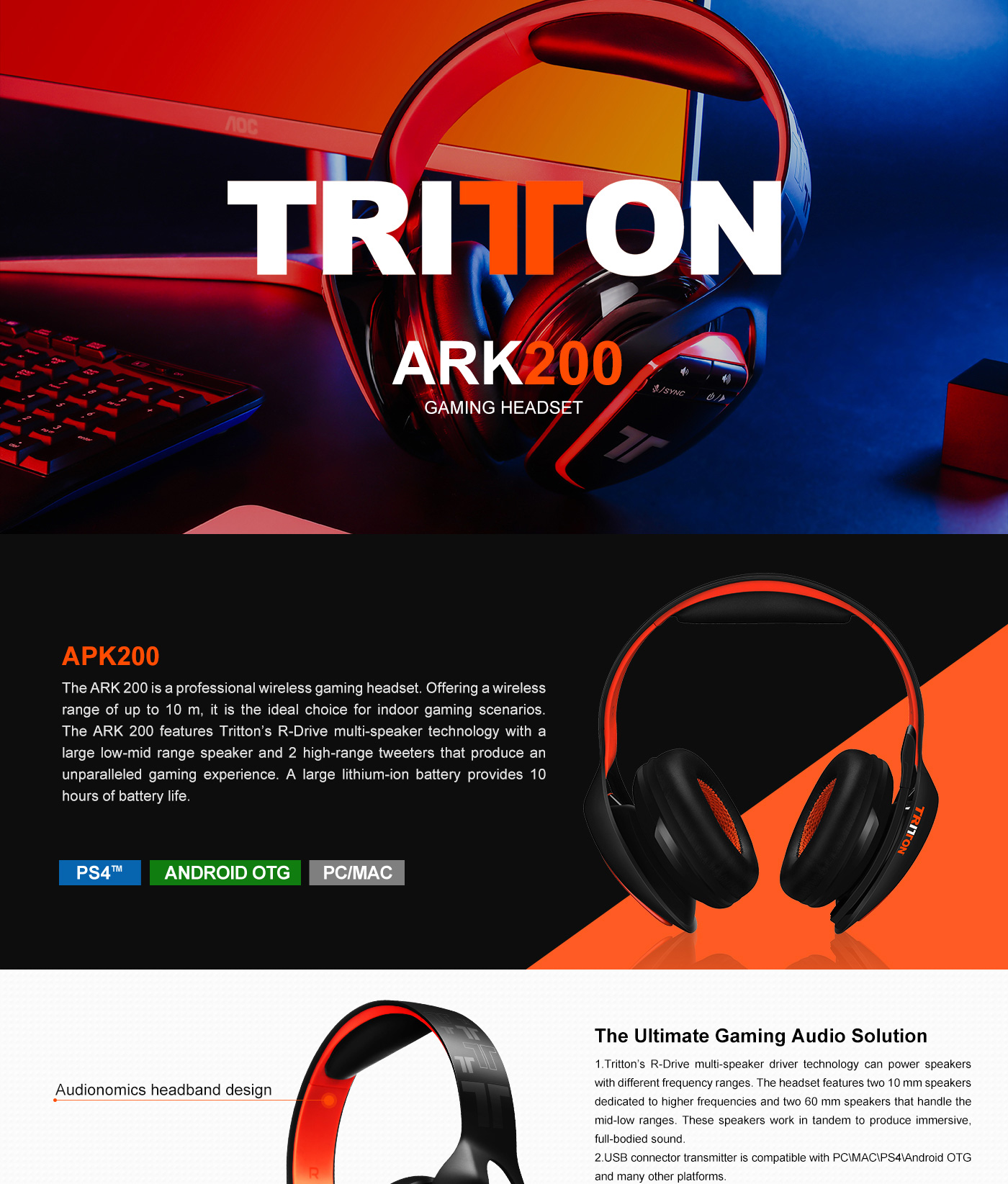 tritton ark 200 ps4