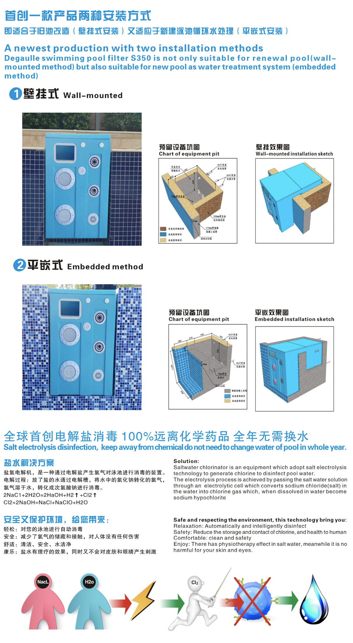 S-350一体化泳池过滤器