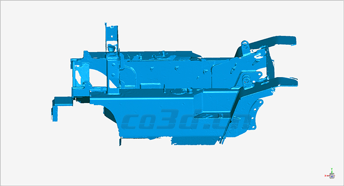 杭叉车身铸件三维扫描