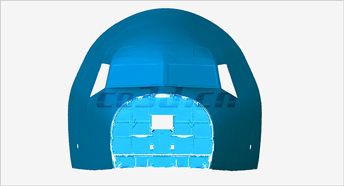 波音飞机机头逆向设计
