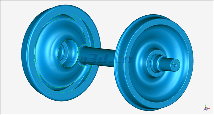 “中车集团”动车轮对三维检测
