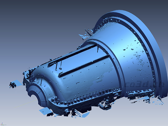 大型汽轮机三维扫描案例