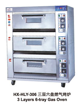 Liquified Petroleum Gas Series—3Layers6tray Gas Oven  HX-HLY-306  三层六盘燃气烤炉