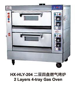 Liquified Petroleum Gas Series—2Layers4tray Gas Oven  HX-HLY-204  二层四盘燃气烤炉