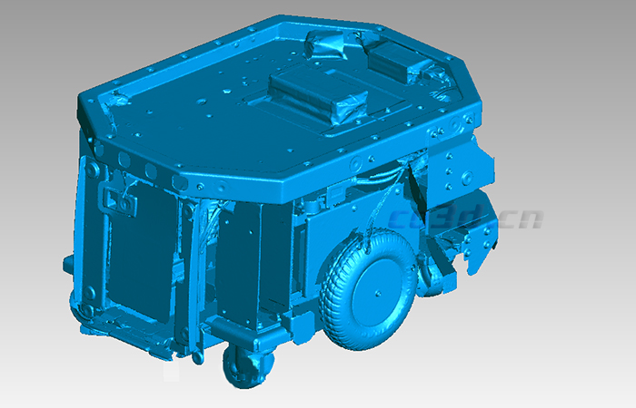 机器人底座三维扫描