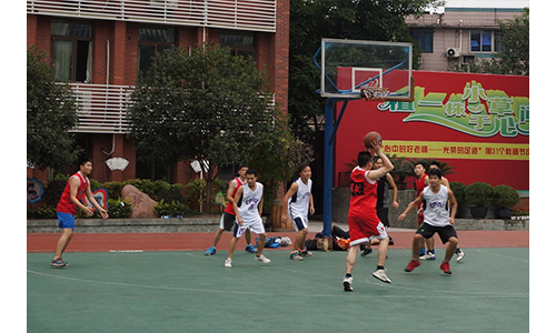 我院与中机中联建筑五分院举行篮球友谊赛 我院与中机中联建筑五分院举行篮球友谊赛