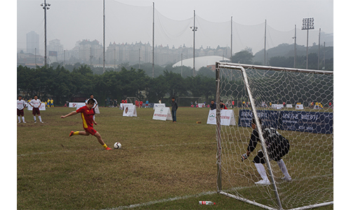 我院参加重庆市第四届全民健身运动会五人制足球赛