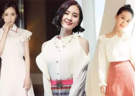 刘诗诗穿上它可爱度飙升200% 今夏来件荷叶边单品带你甜蜜带你飞