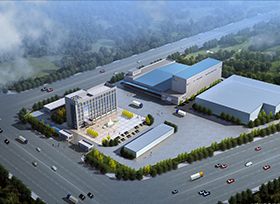 国药控股山东物流中心项目鸟瞰