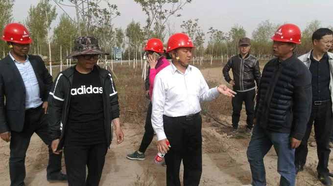 比亚迪副总裁王传芳视察金匠承建银川云轨项目