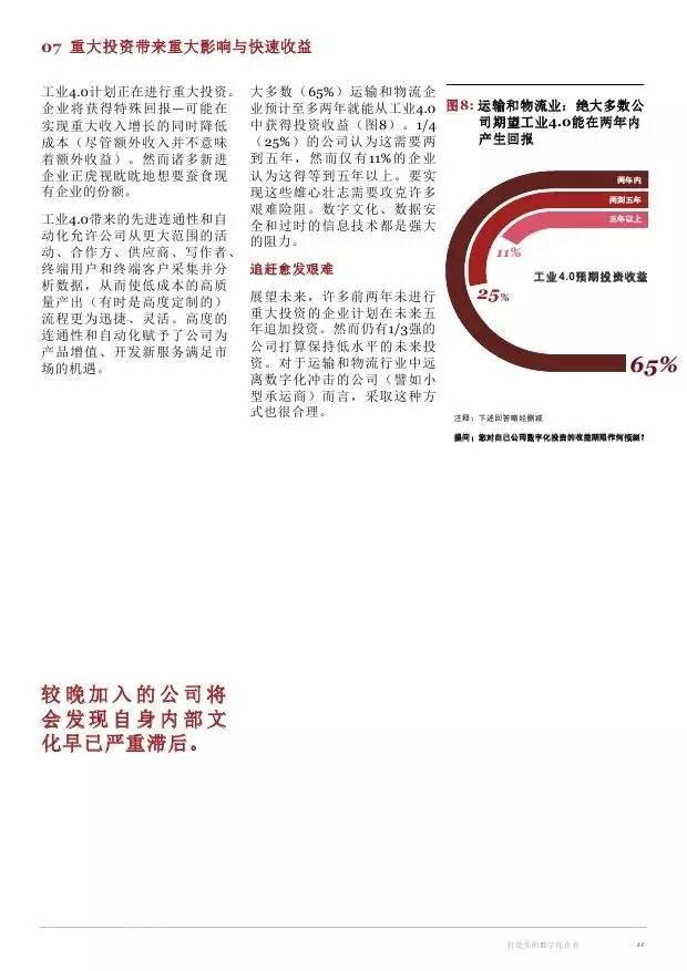 普华永道：工业4.0 打造数字化企业