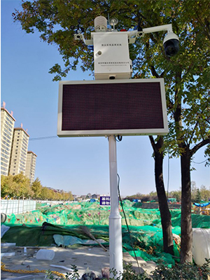 扬尘在线监测系统现场安装案例