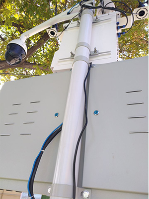 扬尘在线监测系统现场安装案例