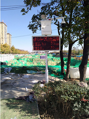 扬尘在线监测系统现场安装案例