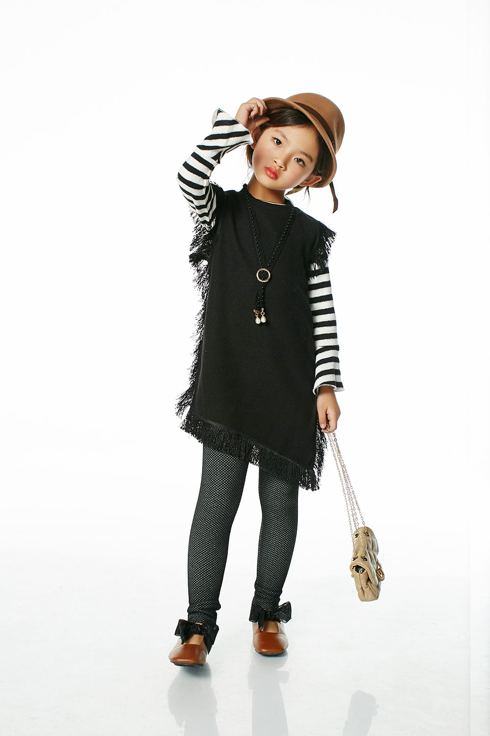 高领麻花束身毛衣 - 时尚童装 - 麦哈·派品牌童装 - 童装服饰品牌