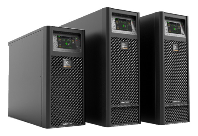 b)	維諦GXE 2代系列UPS（6-20KV）