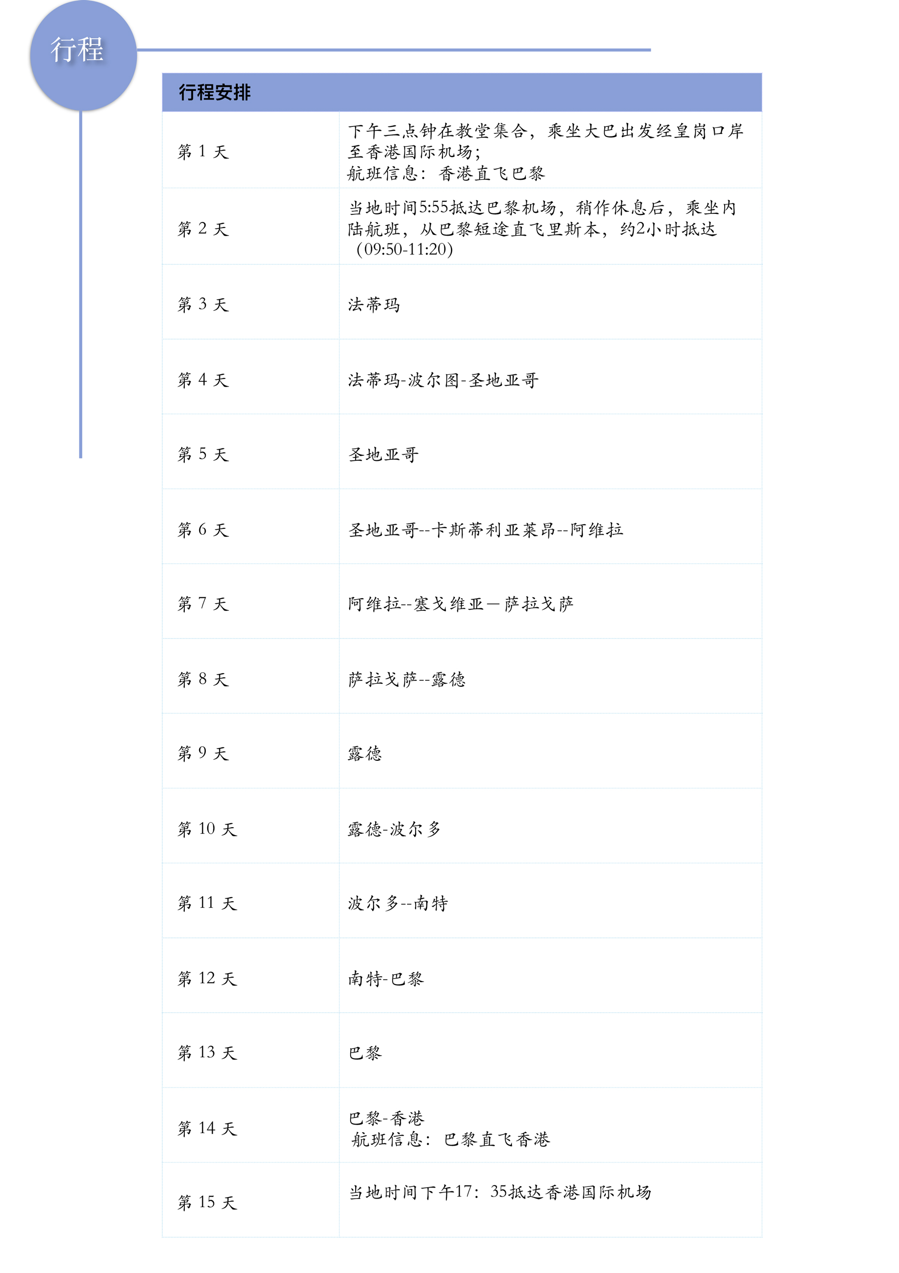 独有主题定制一欧洲朝圣之路(圣母100周年圣典之旅)