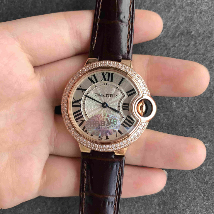 【v6厂】卡地亚33mm蓝气球石英女表