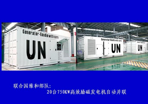 The UN peace-keeping force generator and   power station project
