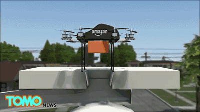 亚马逊疯了！为了让你尽早收到快递，居然在空中造了个航母仓库！