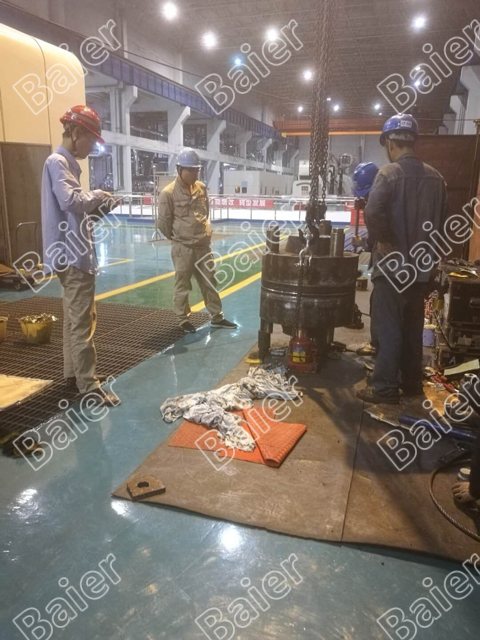拜尔品牌液压扳手为大唐某电厂拆装高温高压导气管 拜尔品牌液压扳手为大唐某电厂拆装高温高压导气管