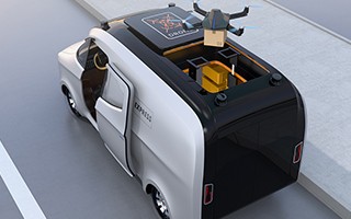 Logistics Black Technology, 2020 Unmanned Distribution Vehicle or Mass Production
