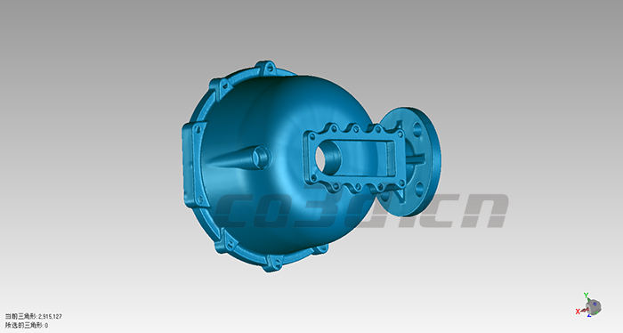 污水处理设备泵壳三维扫描