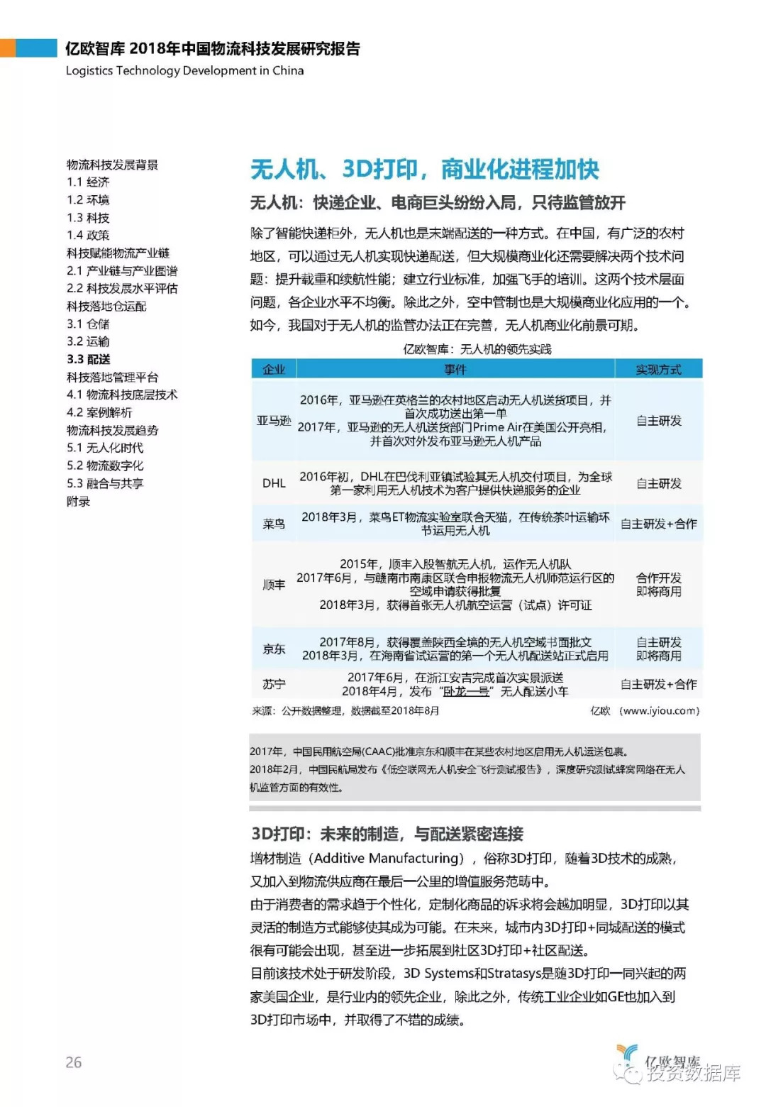 2018年中国物流科技发展研究报告