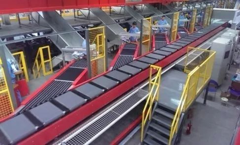 国内快递分拣中心设备