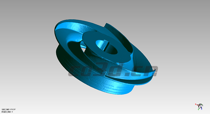 水泵叶轮三维检测案例