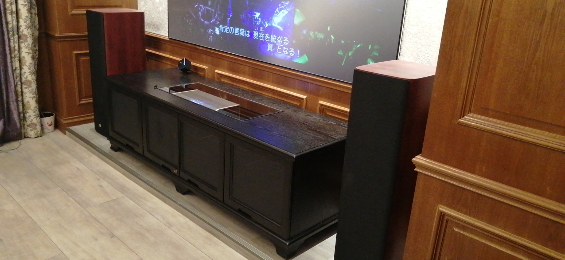 E-JOIN 猛犸机柜 客厅激光电视柜 E91定制星空黑