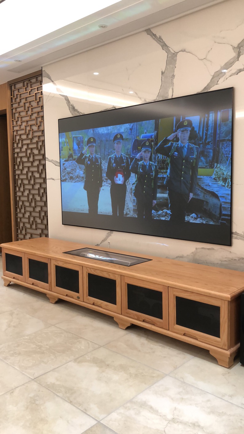 E-JOIN猛犸激光电视柜E91影音设备柜定制原木色