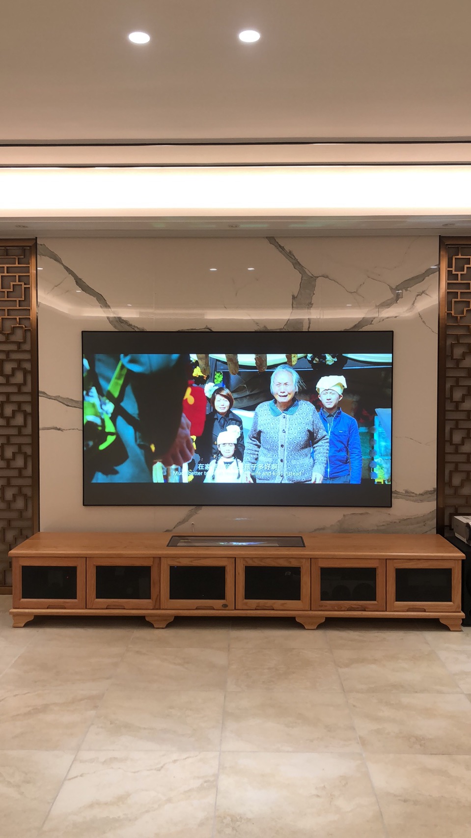 E-JOIN猛犸激光电视柜E91影音设备柜定制原木色