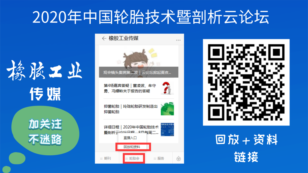 热烈祝贺“2020年中国轮胎技术暨剖析云论坛”圆满收官 热烈祝贺“2020年中国轮胎技术暨剖析云论坛”圆满收官