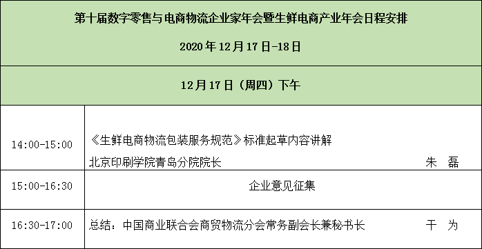 大咖云集，第十届数字零售与电商物流企业家年会即将召开