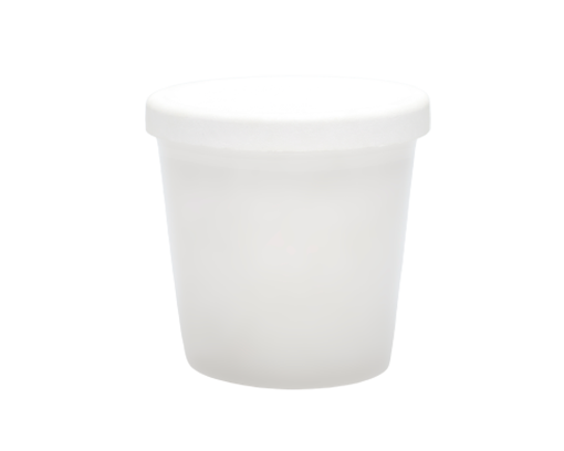 Round lunch box large + small