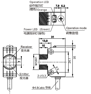 PT18V-D50B口CR