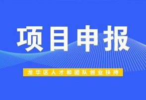 关于开展2021年龙华区产业发展专项资金现代服务业分项资助项目受理工作的通知