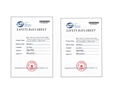 CNAS delivery safety data sheet 