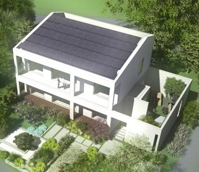 Passivhaus Erlebniszentrum in der Kubuqi Wüste