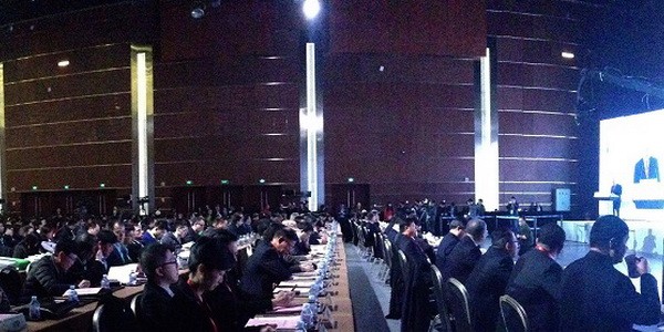 Wolfgang Frey auf der IGEBC in Peking, China