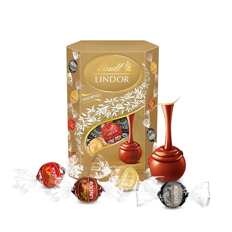 Lindt Swiss lotus soft heart chocolate 600g various flavors