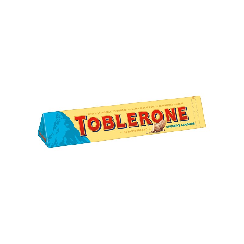 TOBLERONE Swiss triangle milk chocolate imported from Switzerland baked with salt, crispy Padan honey and Padan xylose 100g