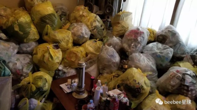 Poor people in Japan are not qualified to throw garbage