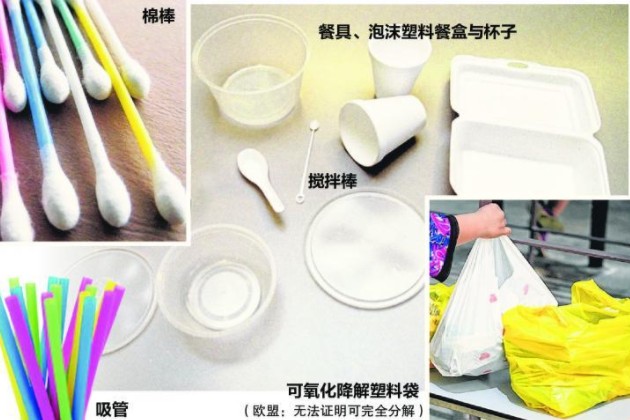 The European Parliament decided to ban disposable plastic products from 2021