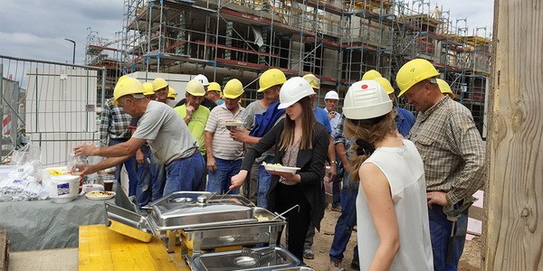Heidelberger ökologischer Neubaubezirk im Bau