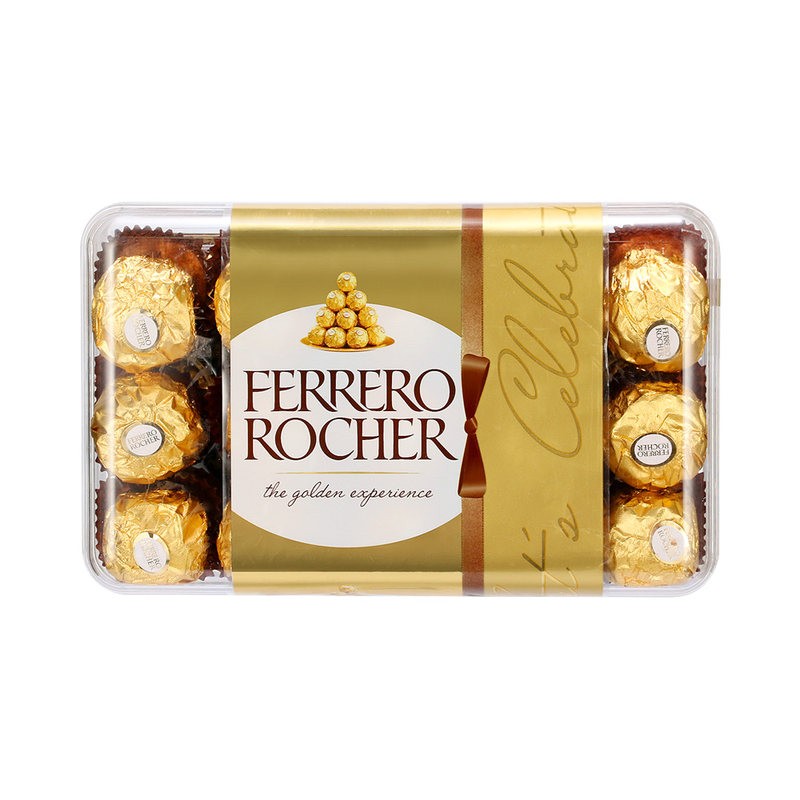 Ferrero Rocher hazelnut wafer chocolate 30 pieces 375g